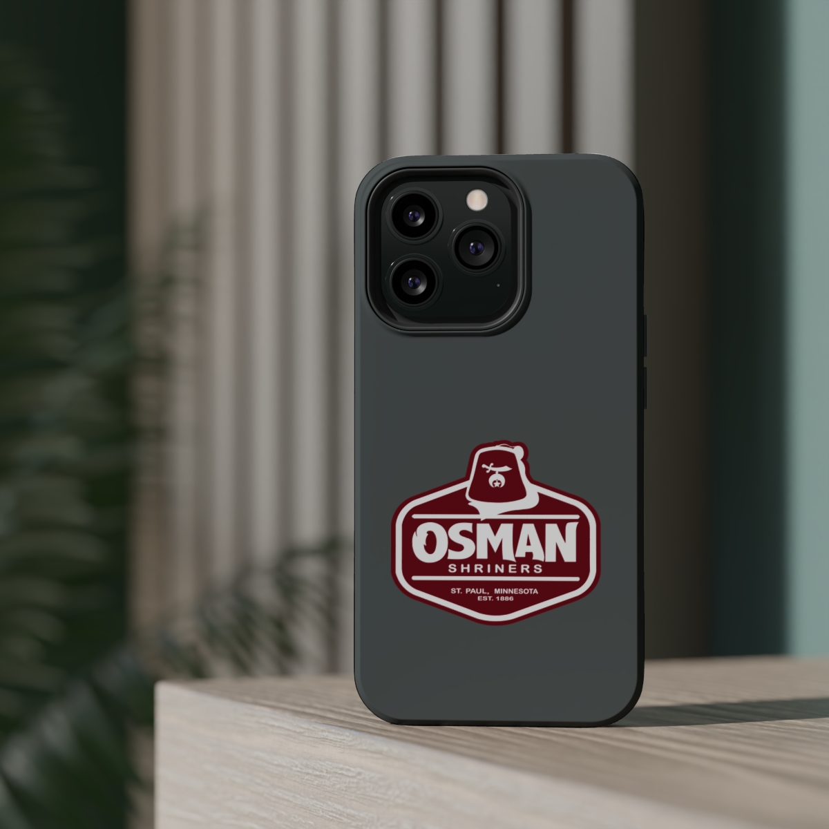 Osman Shrine MagSafe Tough Case Dark Grey - Image 72