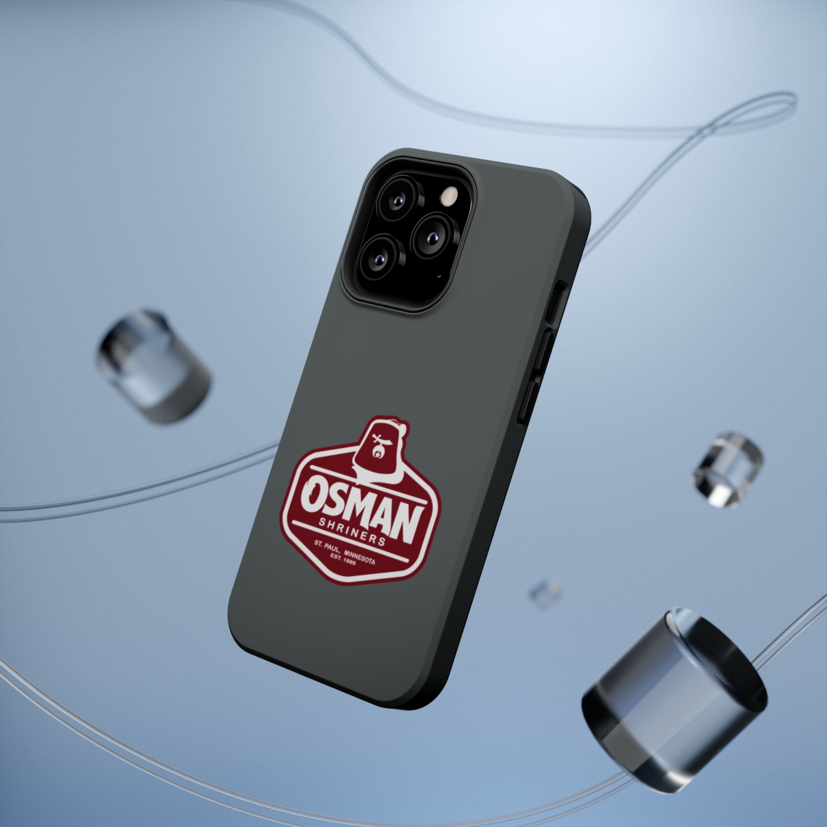 Osman Shrine MagSafe Tough Case Dark Grey - Image 73