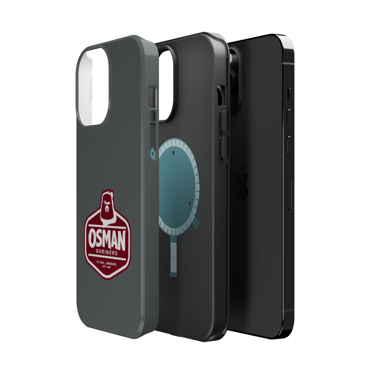 Osman Shrine MagSafe Tough Case Dark Grey - Image 75