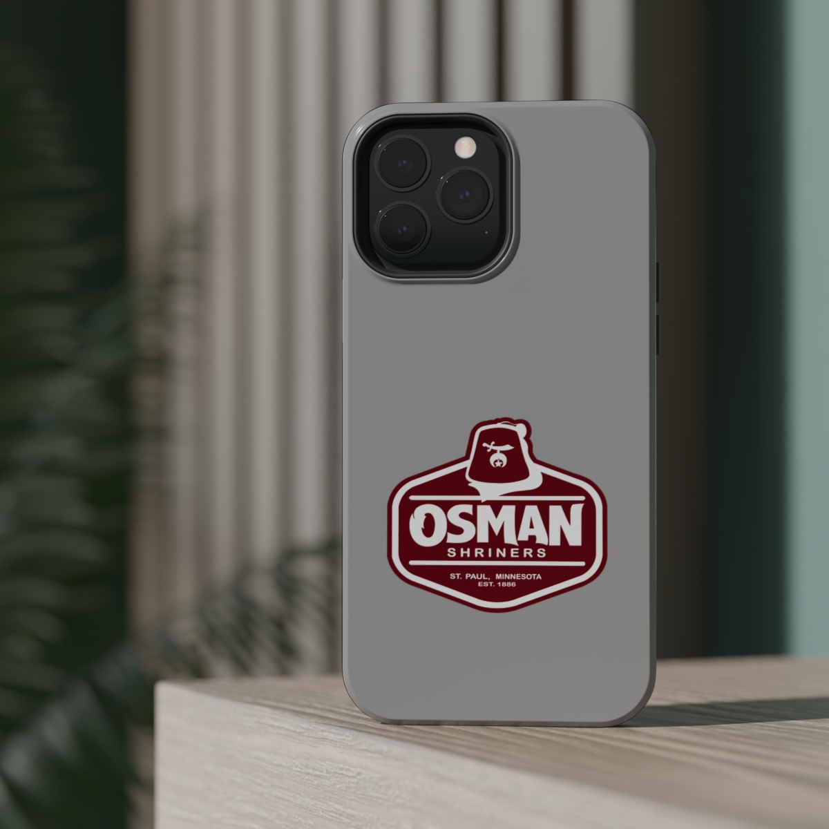 Osman Shrine MagSafe Tough Case Light Grey - Image 77