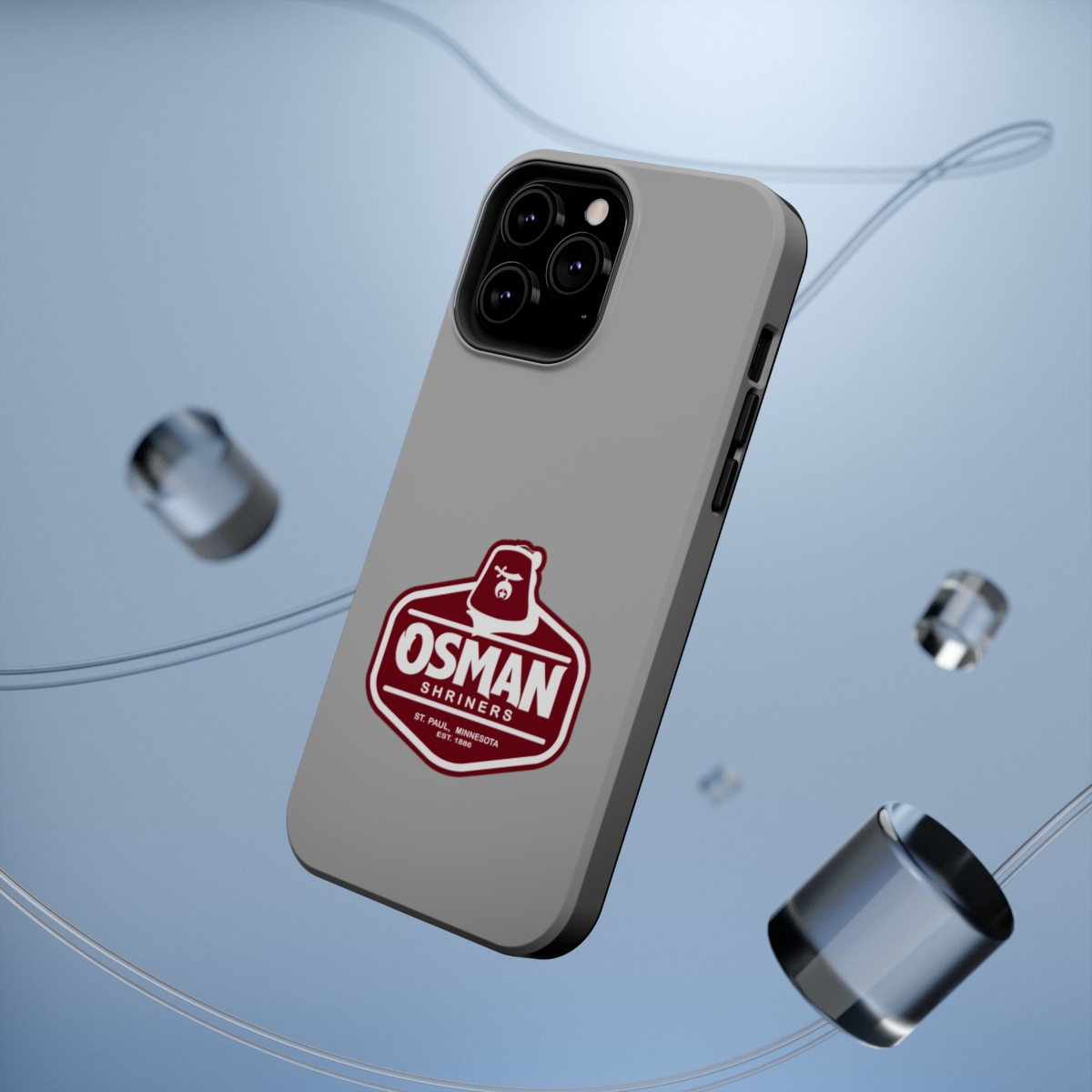 Osman Shrine MagSafe Tough Case Light Grey - Image 78