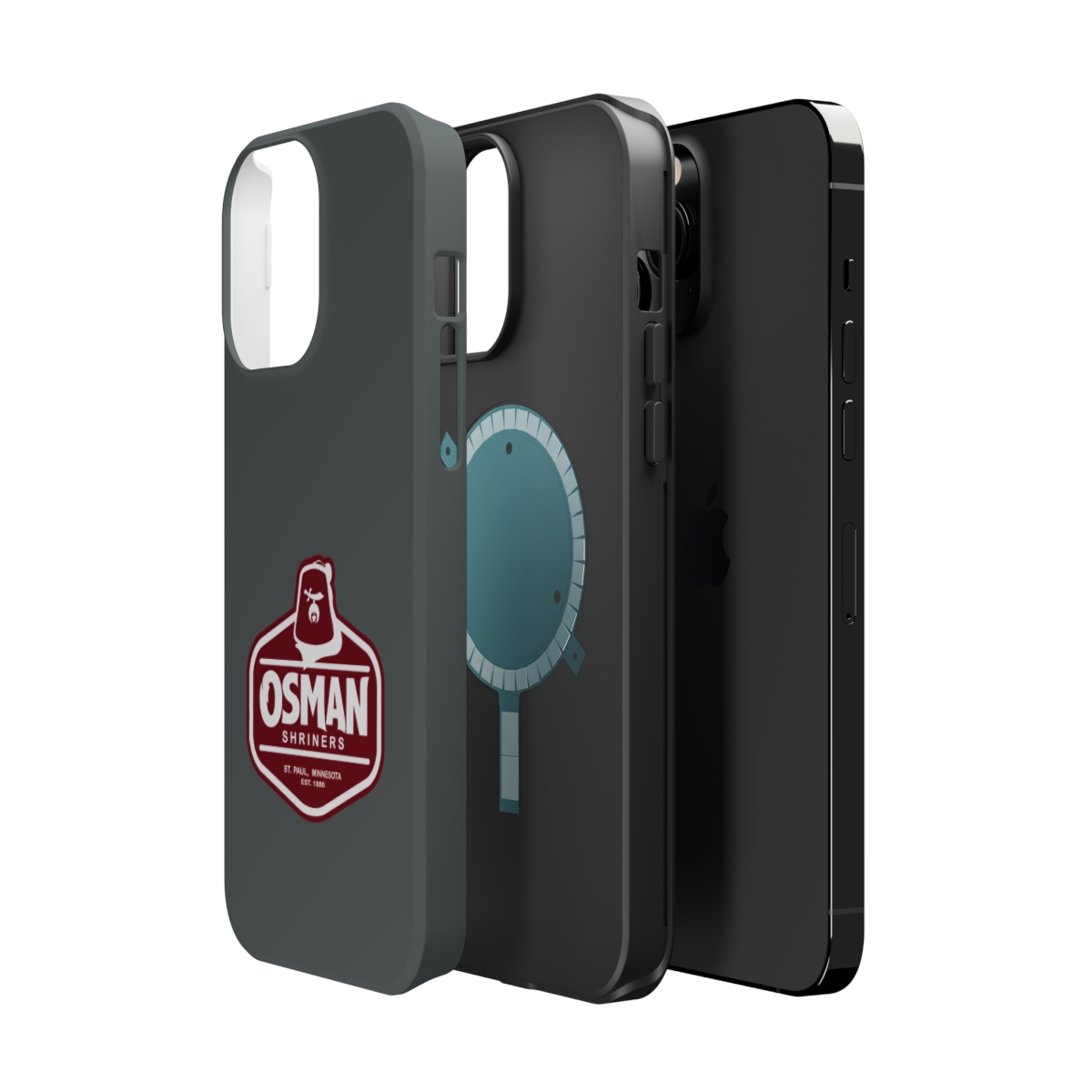 Osman Shrine MagSafe Tough Case Dark Grey - Image 80