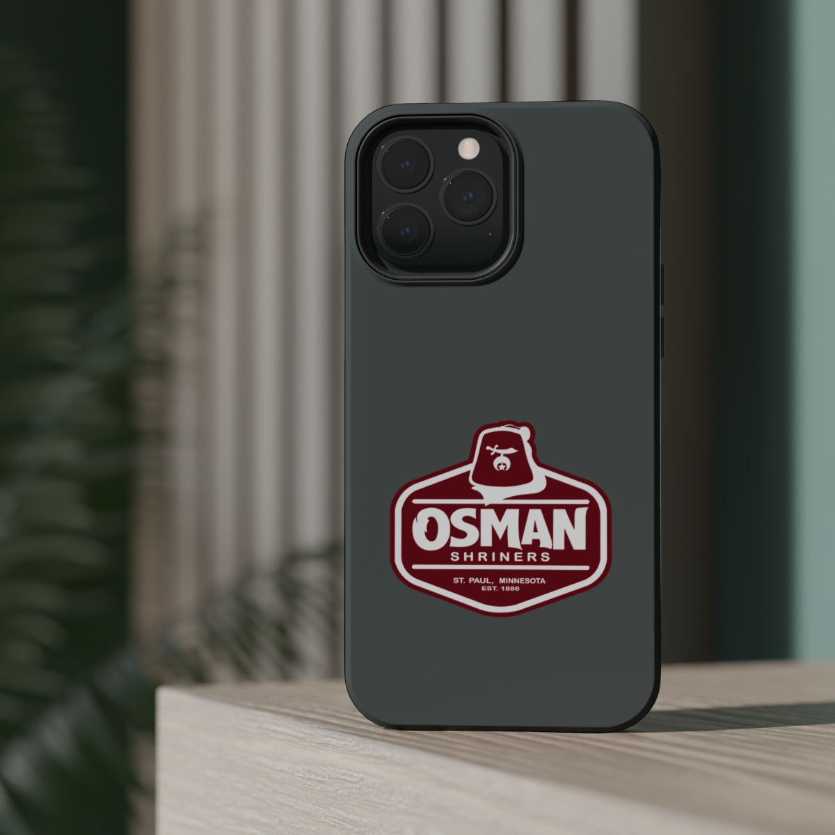 Osman Shrine MagSafe Tough Case Dark Grey - Image 82