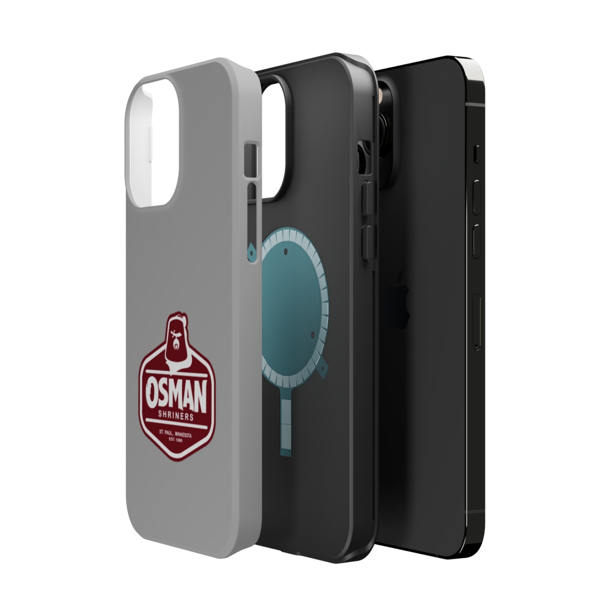 Osman Shrine MagSafe Tough Case Light Grey - Image 80