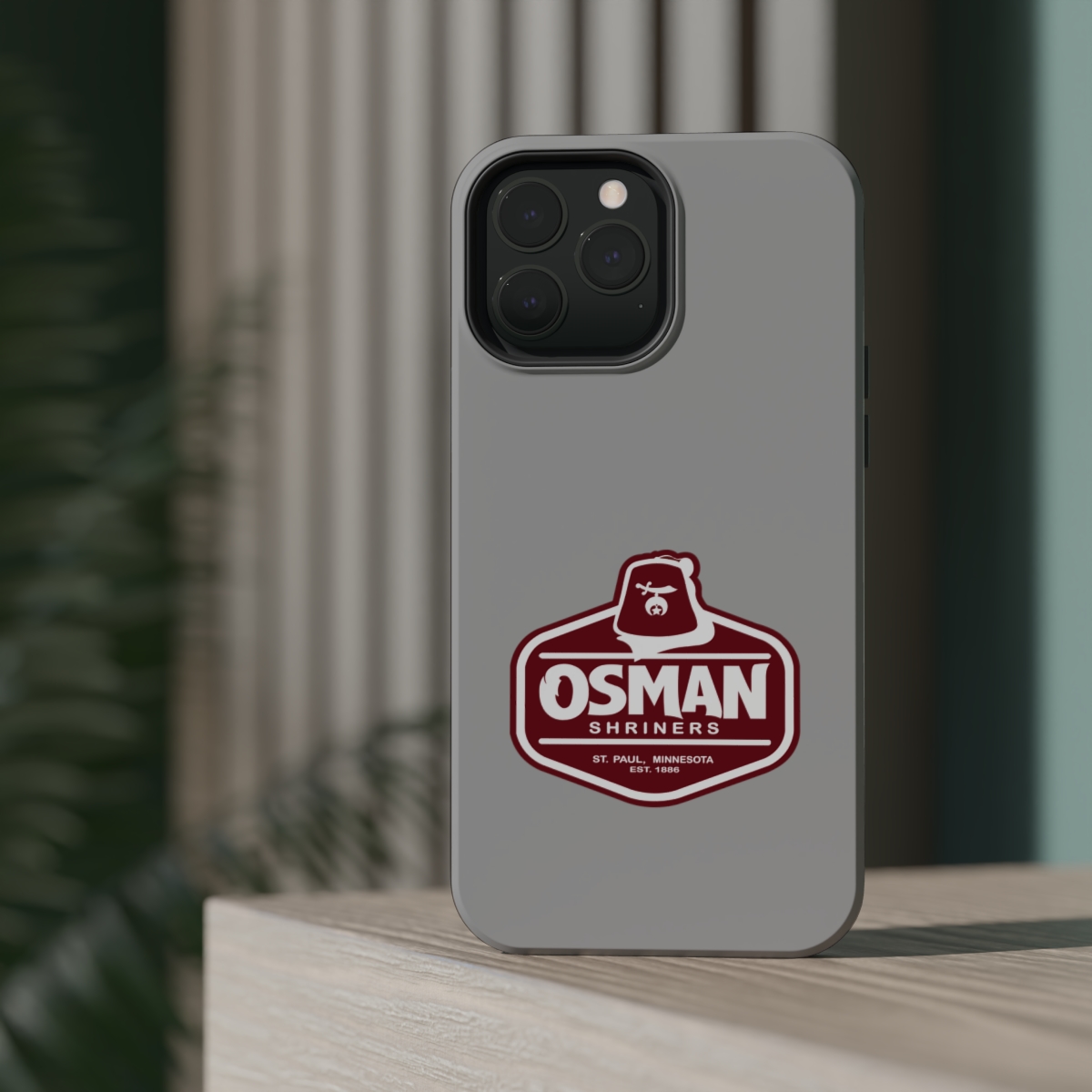 Osman Shrine MagSafe Tough Case Light Grey - Image 82